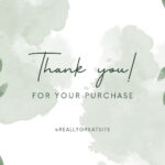 Printable, Customizable Thank You Card Templates | Canva Within Free Printable Card Template Download
