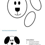 Printable Dog Patterns With Simple Shapes For Kids' Crafts   Hubpages Pertaining To Free Printable Dog Face Template