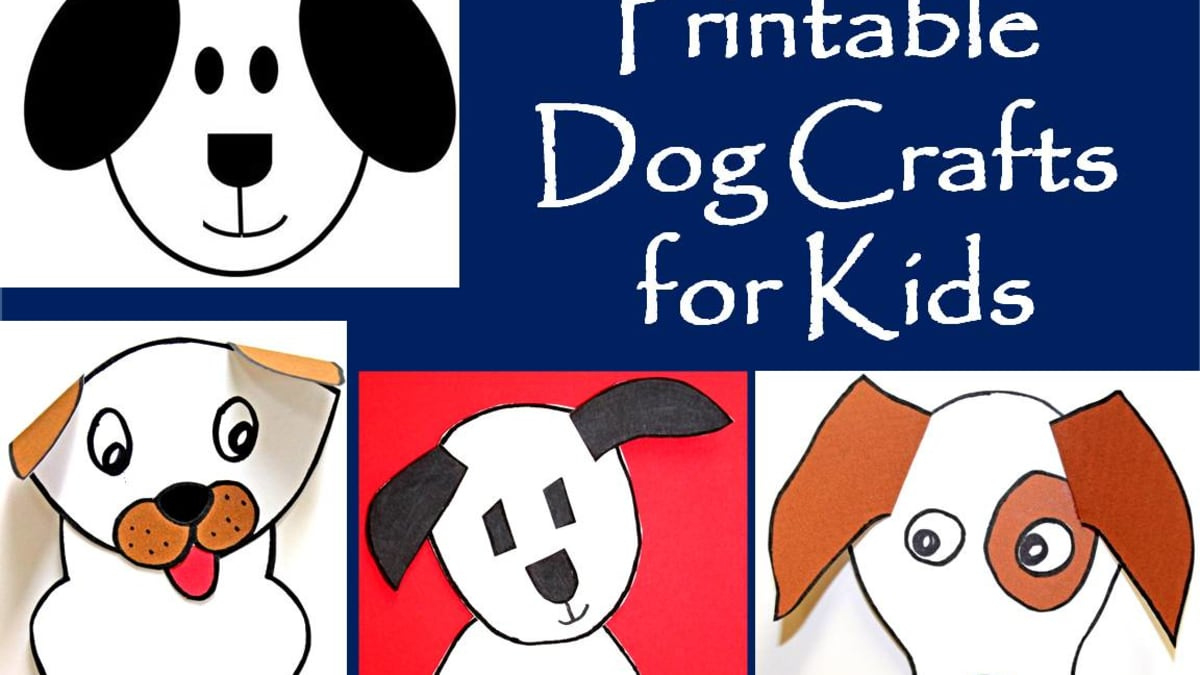 Printable Dog Patterns With Simple Shapes For Kids&amp;#039; Crafts - Hubpages within Free Printable Dog Face Template