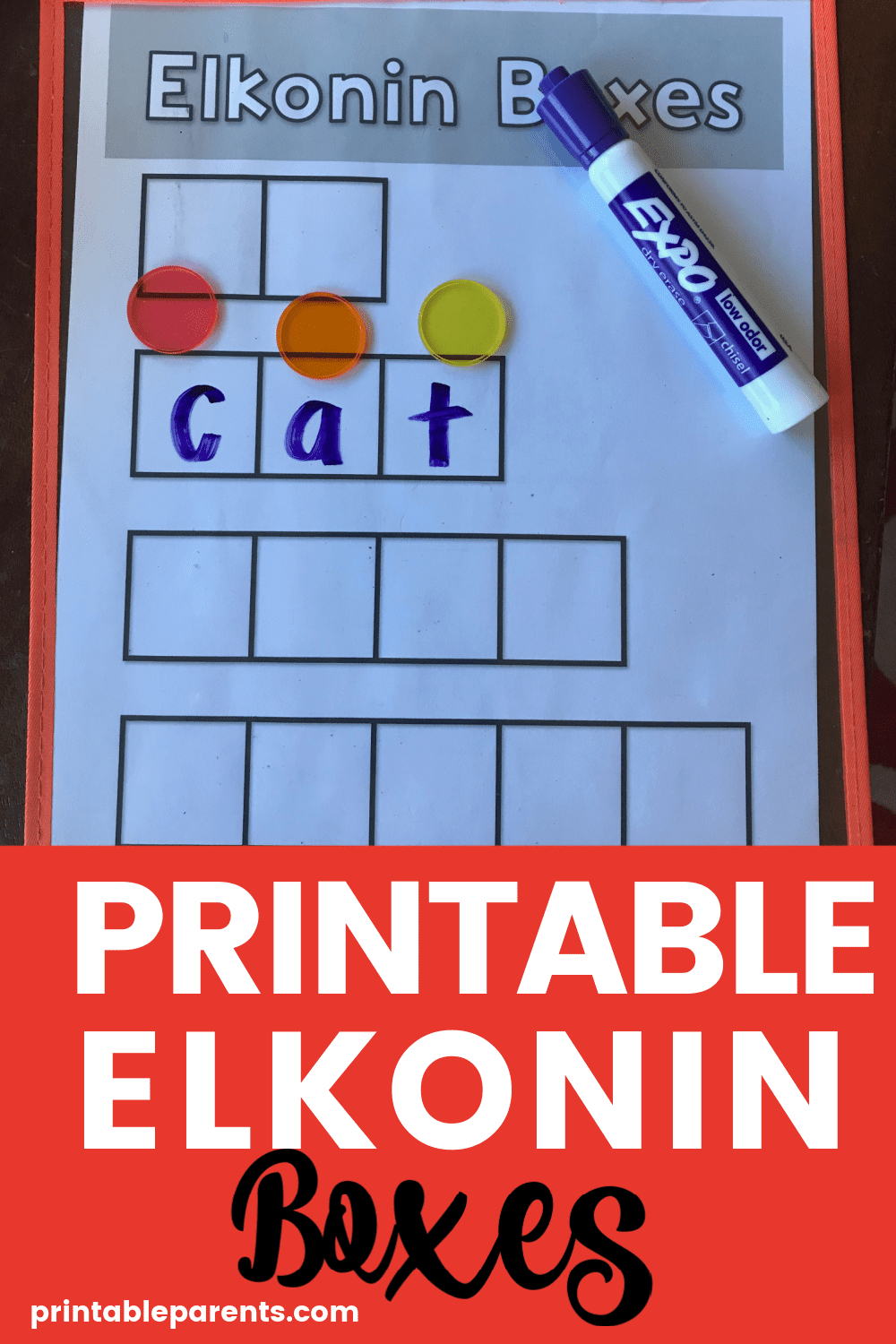 Printable Elkonin Boxes - Printable Parents regarding Free Printable Elkonin Boxes Template