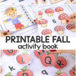 Printable Fall Quiet Book   Activity Book For Pre K And K Inside Free Printable Busy Book Template