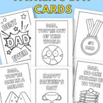 Printable Father'S Day Cards To Colour — Gathering Beauty In Free Printable Father'S Day Card Template