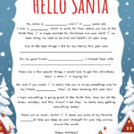 Printable Fill In Blank Letter To Santa Free Google Docs Template With Regard To Free Printable Fill In Blank Letter To Santa Template