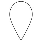 Printable Flower Petal Templates For Making Paper Flowers For Free Printable Flower Petals Template