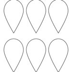 Printable Flower Petal Templates For Making Paper Flowers Pertaining To Free Printable Flower Petals Template