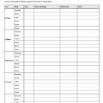 Printable Food Journal & Example | Free Pdf Download Throughout Free Printable Food Journal Template