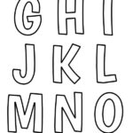 Printable Free Alphabet Templates Intended For Free Printable Alphabet Stencils Template