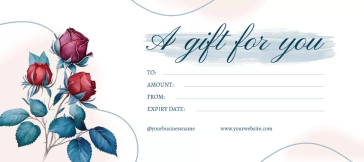 Free Printable Gift Card Template