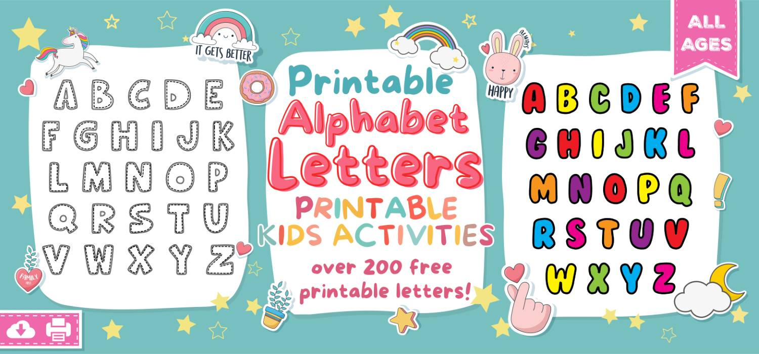 Printable Letters &amp;amp; Alphabet Letters - World Of Printables for Free Printable Alphabet Template For Preschoolers