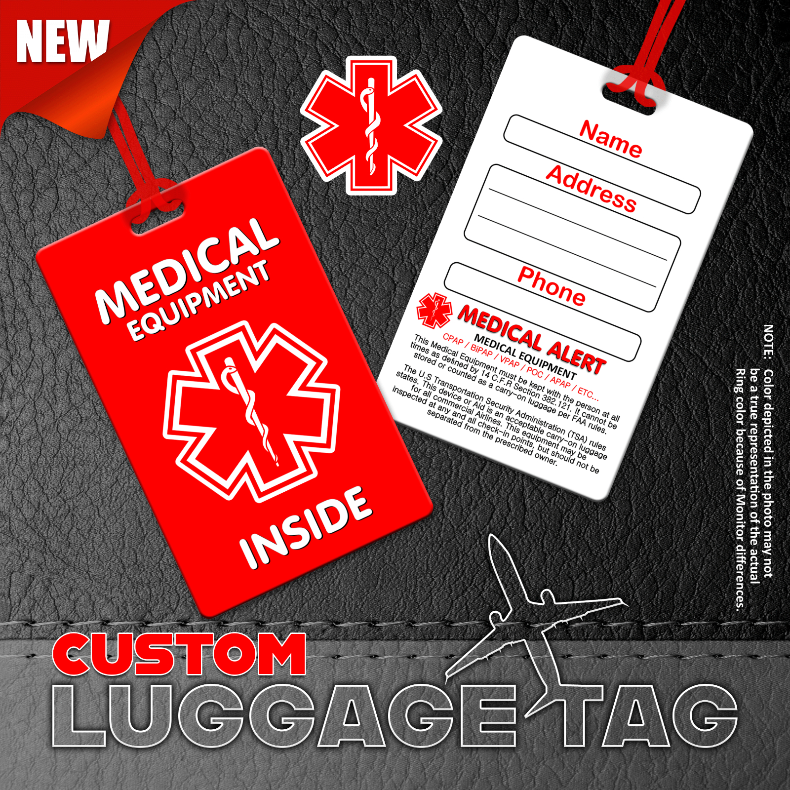 Printable Medical Discount Luggage Tag with Free Printable Cpap Luggage Tag Template