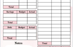 Printable Monthly Budget Template Biweekly Budget Worksheet Simple intended for Free Printable Budget Planner Template Uk