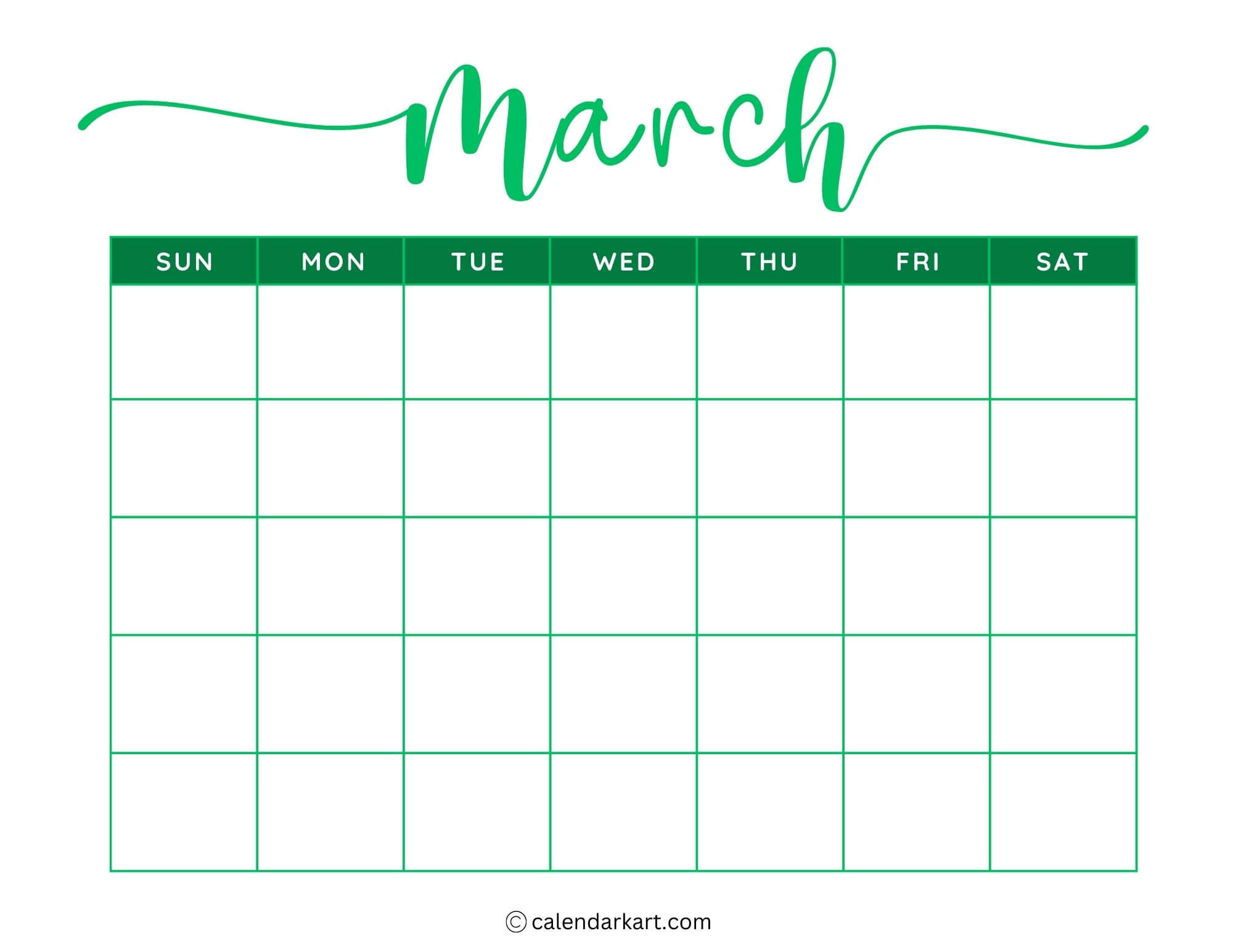 Printable Monthly, Weekly And Yearly Blank Calendar Templates within Free Printable Calendar Template For Mac