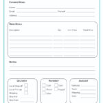 Printable Order Form Template (2 Options) Pertaining To Free Printable Business Forms Template