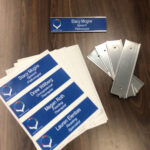 Printable Paper Name Plates, Blank Perforated In Several Sizes With Free Printable Door Name Plate Template