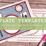 Printable Plate Templates | The Happy Printable Within Free Printable Dinner Plate Template
