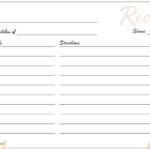 Printable Recipe Cards | Eat Wheat Within Free Printable 4X6 Recipe Card Template