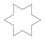 Printable Six Pointed Star Templates | Blank Shape Pdf Downloads Regarding Free Printable 6 Point Star Template