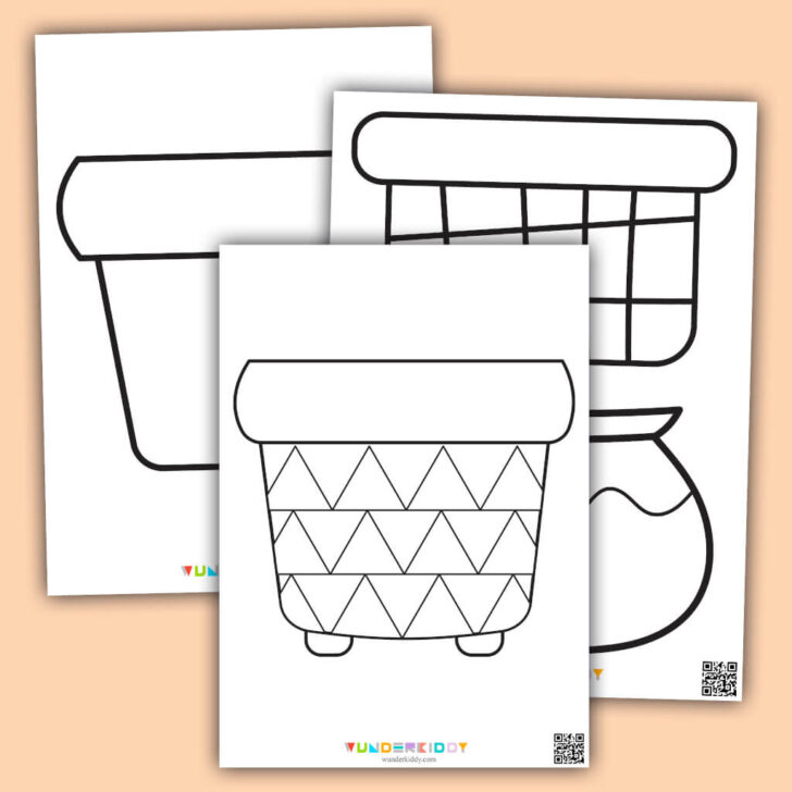 Free Printable Flower Pot Template