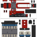 Printable Train Papercraft   Printable Papercrafts   Printable Intended For Free Printable 3D Paper Train Template