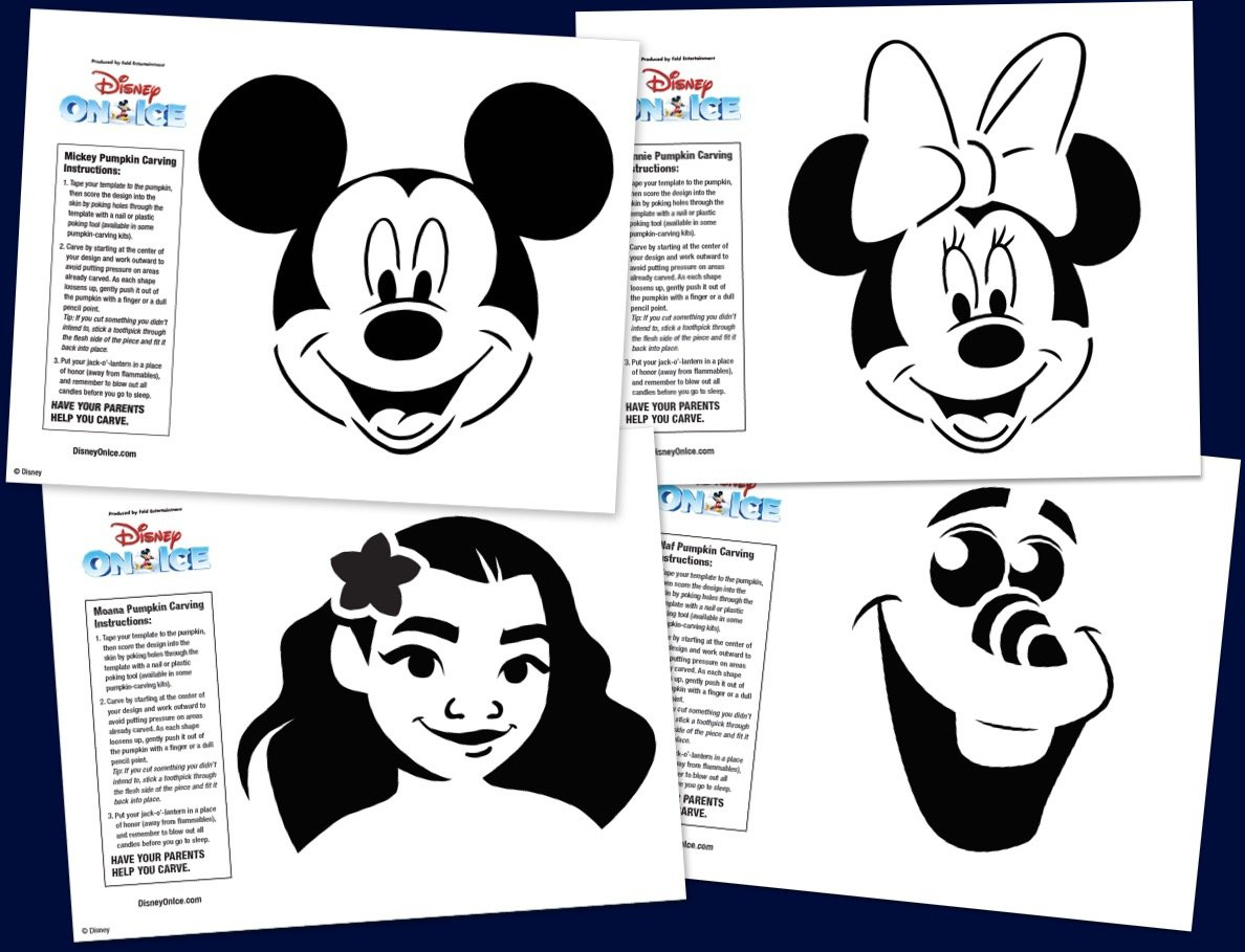 Pumpkin Stencils | Fun | The Official Site Of Disney On Ice pertaining to Free Printable Disney Pumpkin Carving Template