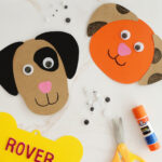 Puppy Coloring Pages  Free Printable Template   Childhood Magic Within Free Printable Dog Face Template