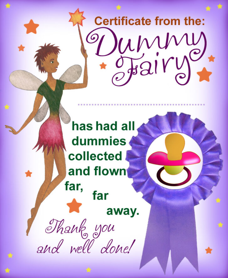 Free Printable Dummy Fairy Letter Template