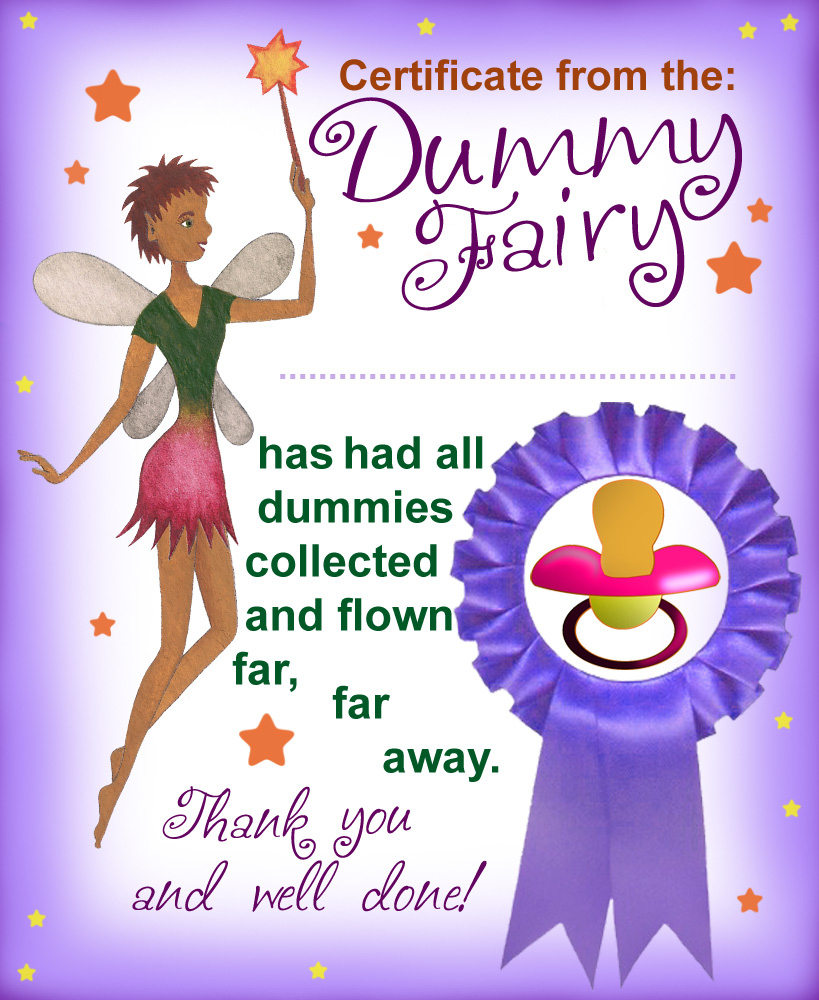 Purple Dummy Fairy Certificate - Rooftop Post Printables pertaining to Free Printable Dummy Fairy Letter Template