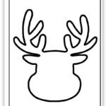 Reindeer Templates (Free Pdf Printables)   Simply Love Coloring Inside Free Printable Deer Head Template