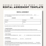 Rental Agreement Templates | Simple Editable Rental Agreements Throughout Free Printable Basic Rental Agreement Template