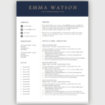 Resume Templates | Free Download | Customize In Microsoft Word Throughout Free Printable Curriculum Vitae Template
