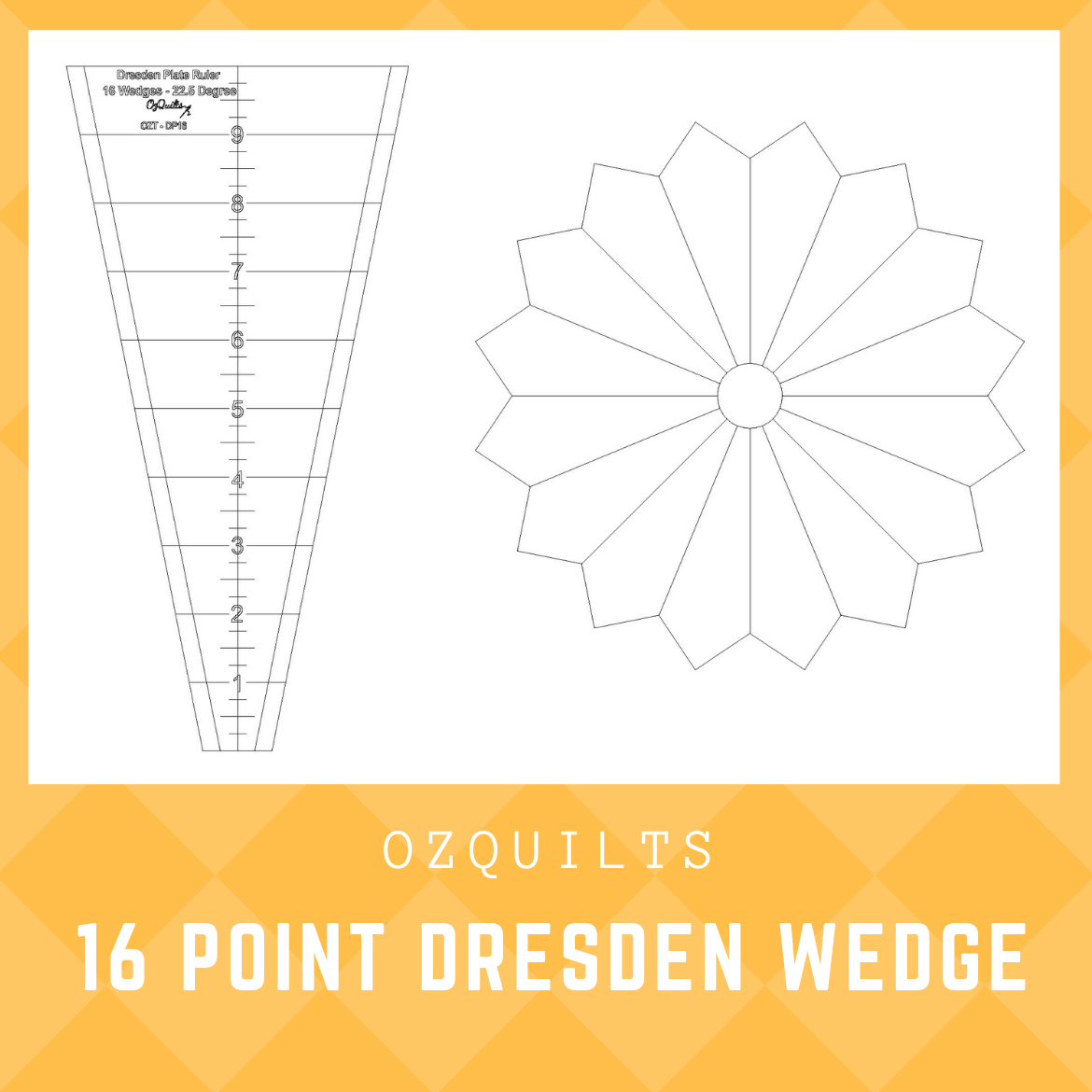 Rulers :: Wedges &amp;amp; Dresdens :: Dresden Plate Template For 10&amp;quot; Squares within Free Printable Dresden Plate Template