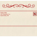 Santa Envelopes   Free Printables | Printabulls Throughout Free Printable Envelope From Santa Template
