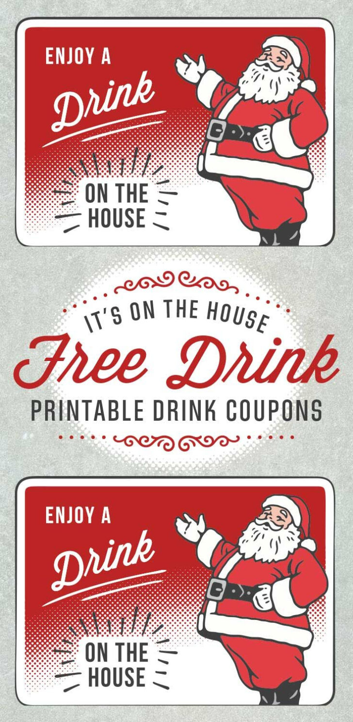 Free Printable Drink Voucher Template