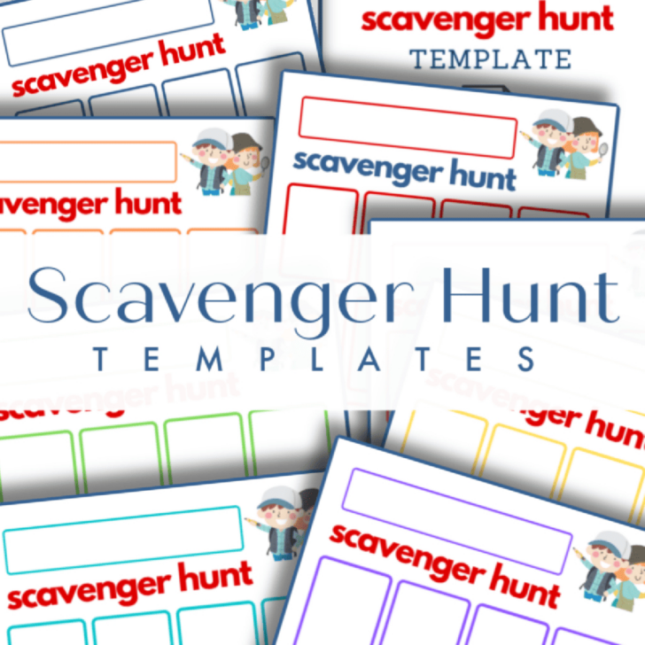 Free Printable Blank Scavenger Hunt Template