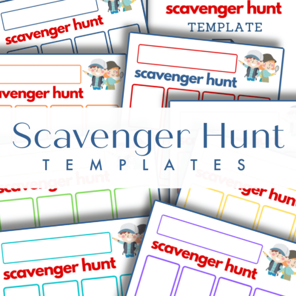 Scavenger Hunt Template - Organized 31 within Free Printable Blank Scavenger Hunt Template