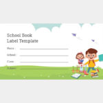 School Book Label Template In Word, Photoshop   Download Regarding Free Printable Book Label Template