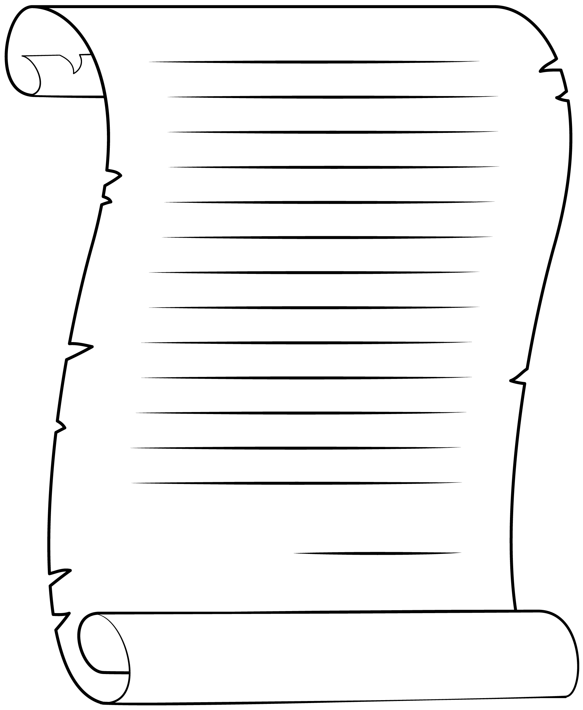 Scroll Printable Template | Free Printable Papercraft Templates throughout Free Printable Blank Scroll Template