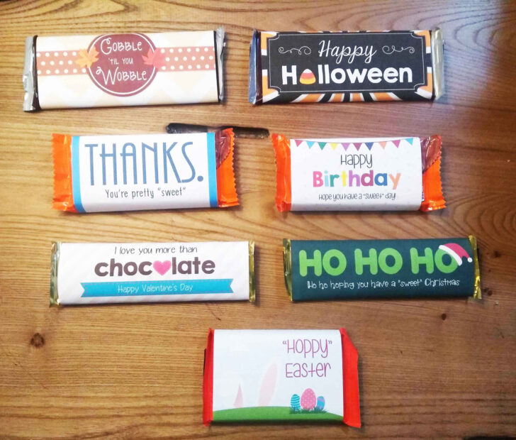 Free Printable Candy Wrappers Template