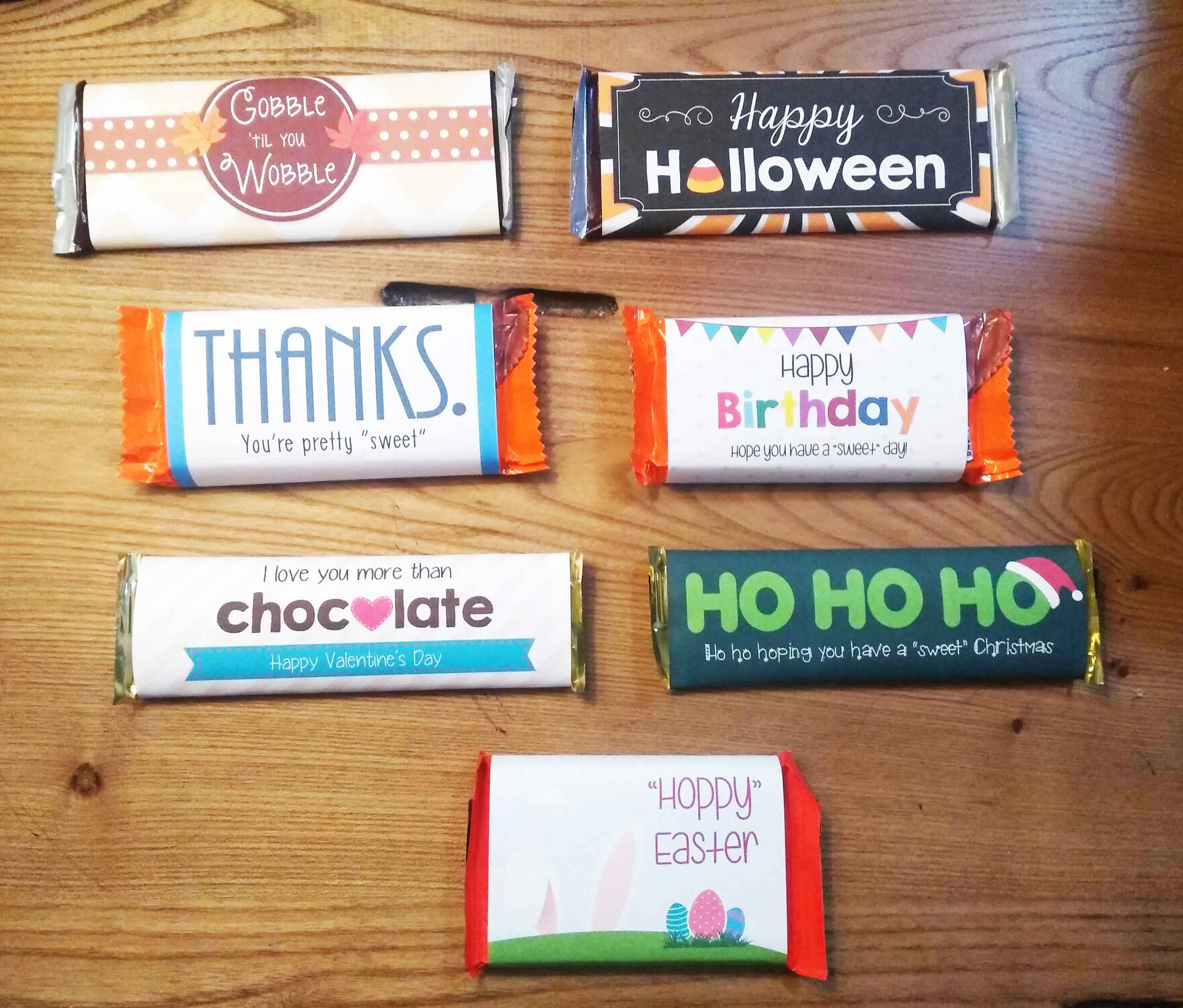 Seven Free Printable Candy Bar Wrappers For Every Occasion - My with Free Printable Candy Bar Wrapper Template