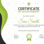 Simple Bowling Award Certificate Design Template In Psd, Word Inside Free Printable Bowling Certificate Template