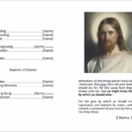 Template For Baptismal Ordinance Program | Bradford.la Throughout Free Printable Baptism Program Template