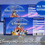 Template Free Printable Surprise Disney Tickets With Regard To Free Printable Disneyland Ticket Template