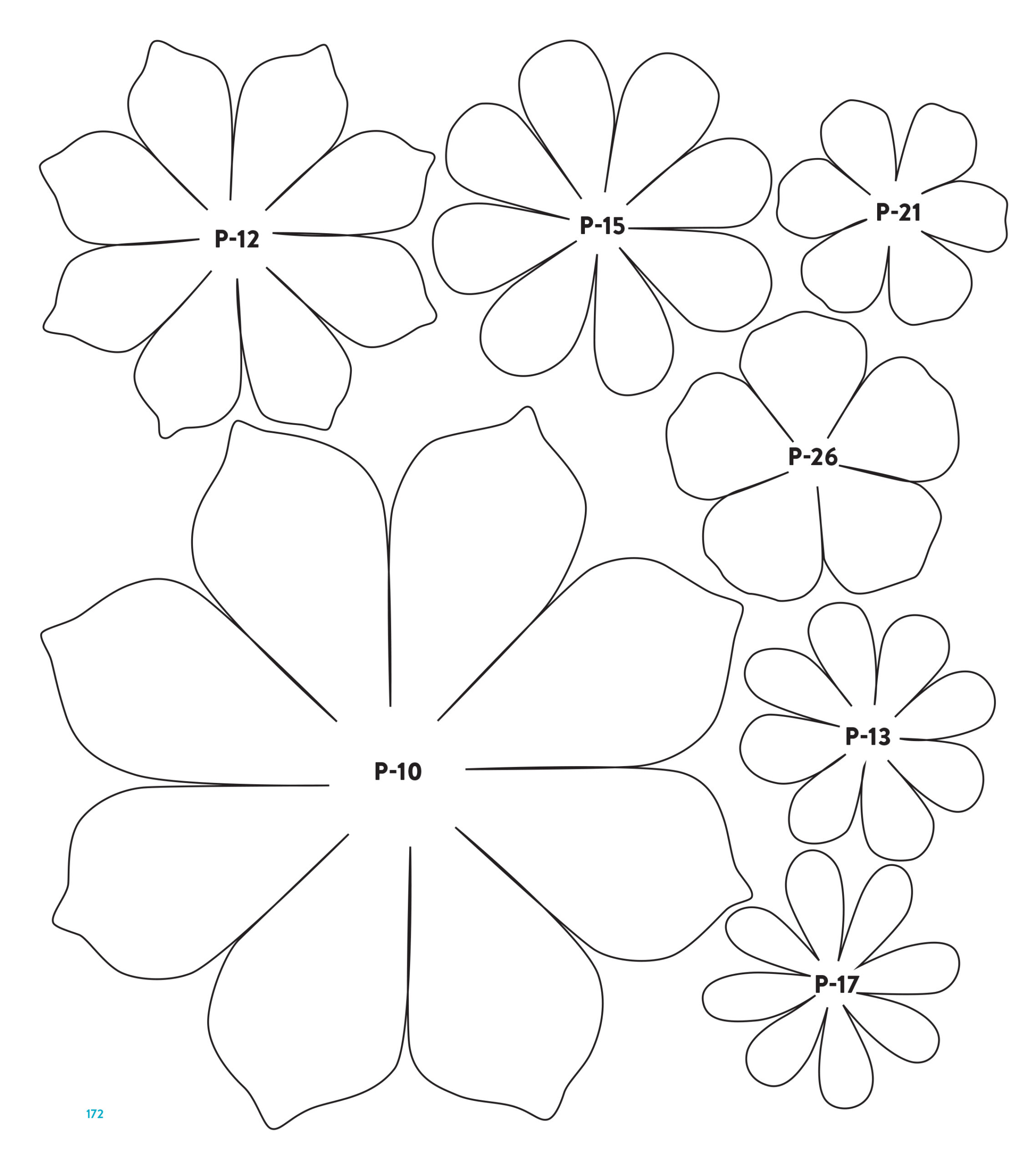 Templates regarding Free Printable Flower Template Pattern