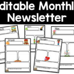 The Easiest Free Editable Classroom Newsletter Template   Thrifty Within Free Printable Blank Newsletter Template