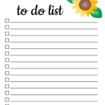 To Do List (Free Printable Pdf Templates) – Things To Do – Free Within Free Printable Cute To Do List Template