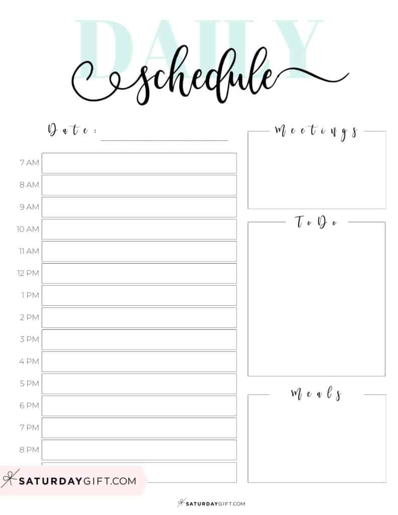 To-Do List Template - 29 Cute &amp;amp; Free Printable To-Do Lists throughout Free Printable Daily To Do List Template