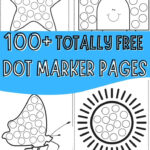 Totally Free Dot Marker Pages (Over 100 Free Dot Marker Pages In Free Printable Dot Painting Template