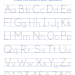 Tracing Alphabet Letters (Printable Handwriting Worksheets) – Free Regarding Free Printable Alphabet Writing Template