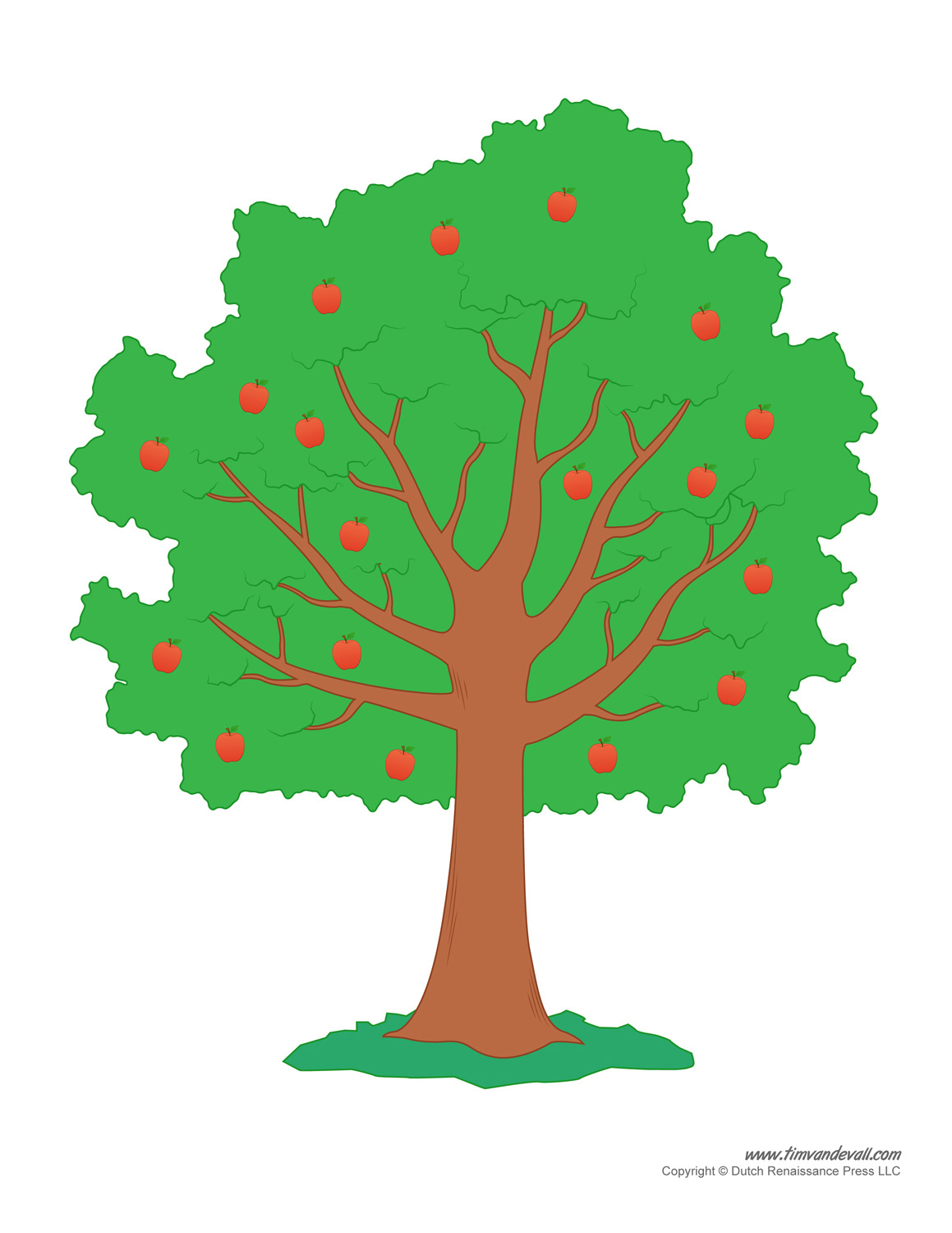 Tree Templates | Tree Printables in Free Printable Apple Tree Template