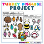 Turkey Disguise Project   Superstar Worksheets Inside Free Printable Disguise A Turkey Template